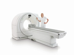Picture of a CT scan machine that Advantage MRI uses for outpatient imaging diagnostics.